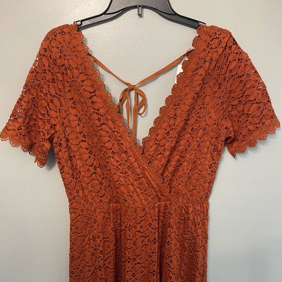 Beautiful NWT Baltic Born women’s burnt orange dress/bridesmaid dress. - Picture 2 of 3